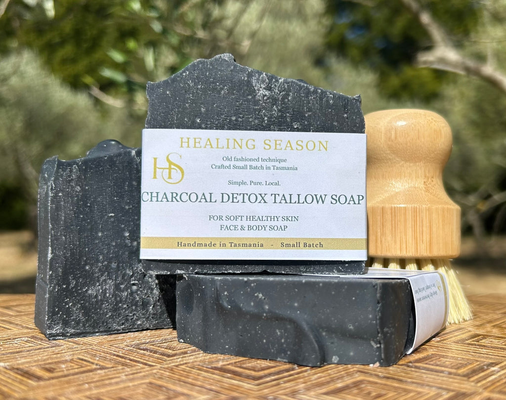 Handmade grassfed tallow soap, australian made natural soap bar