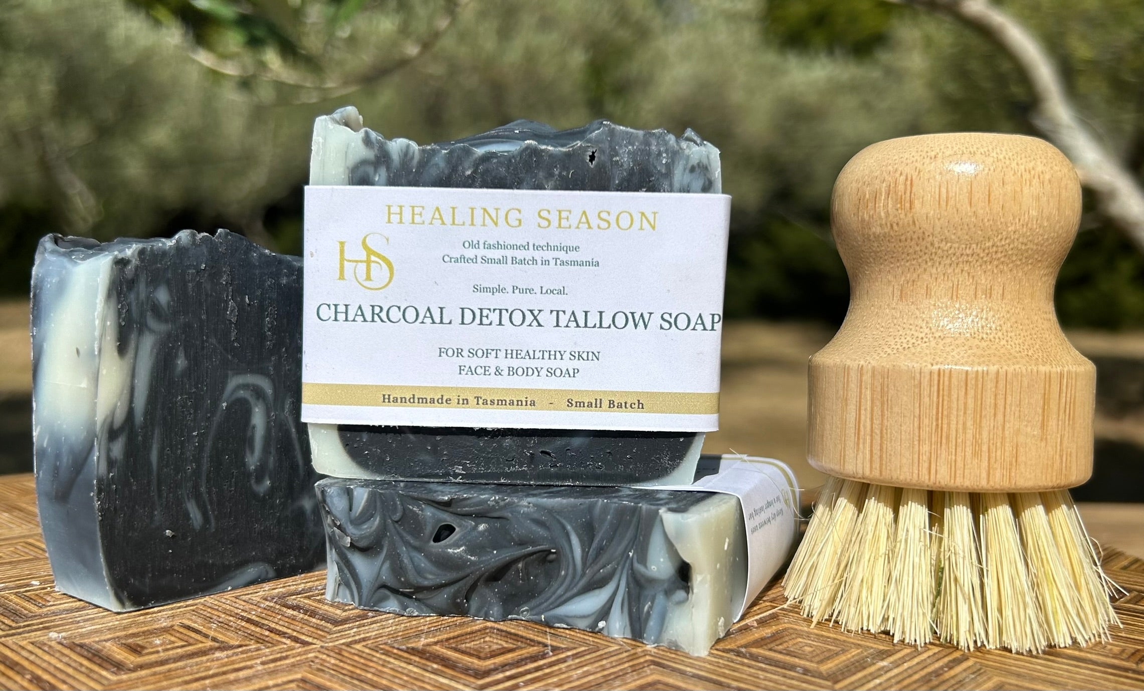 Handmade grassfed tallow soap, australian made natural soap bar