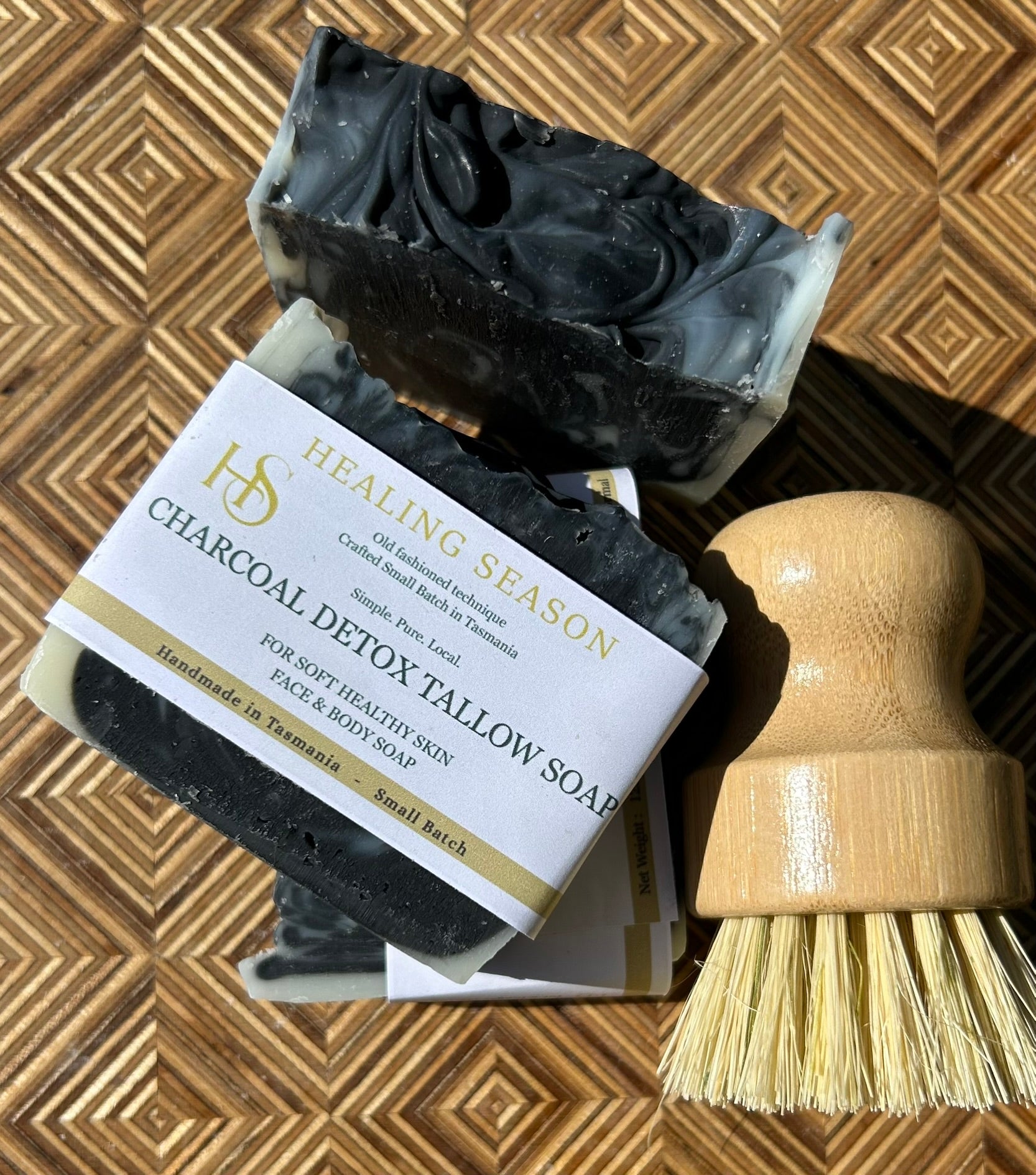 Handmade grassfed tallow soap, australian made natural soap bar