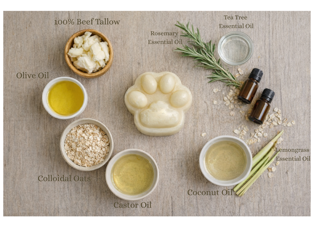 Pawprint Dog Shampoo - Natural Australian Handmade Soap