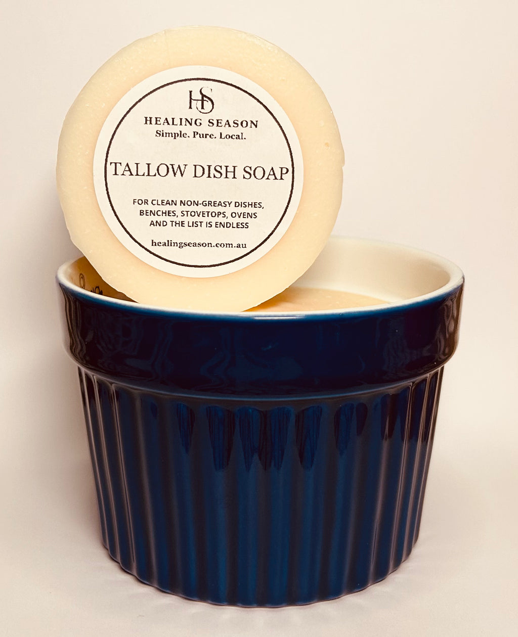Dish Soap Heritage Blue Ramekin