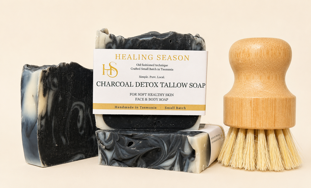 Charcoal Detox Tallow Soap - Natural Handmade Soap