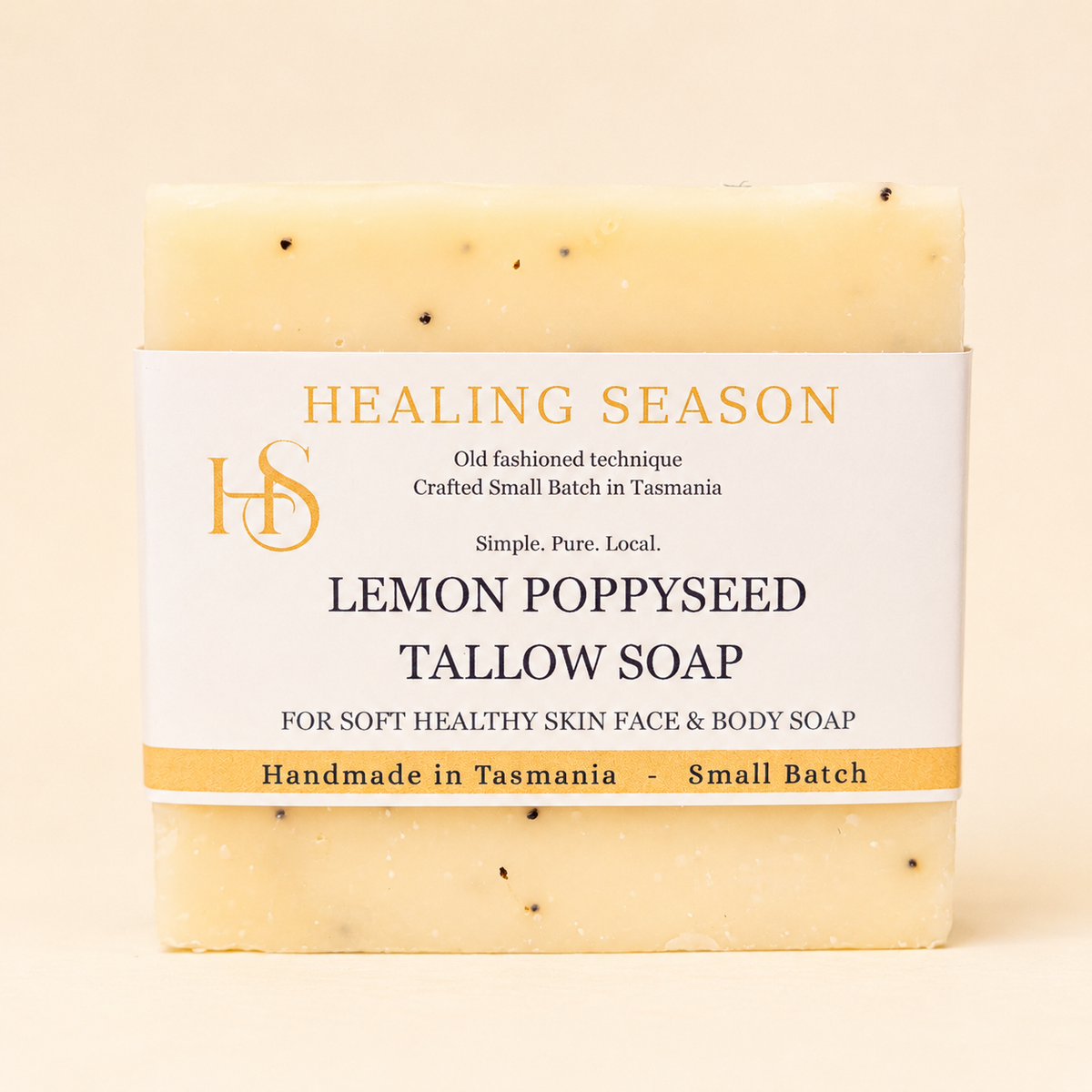 Lemon Poppyseed Soap
