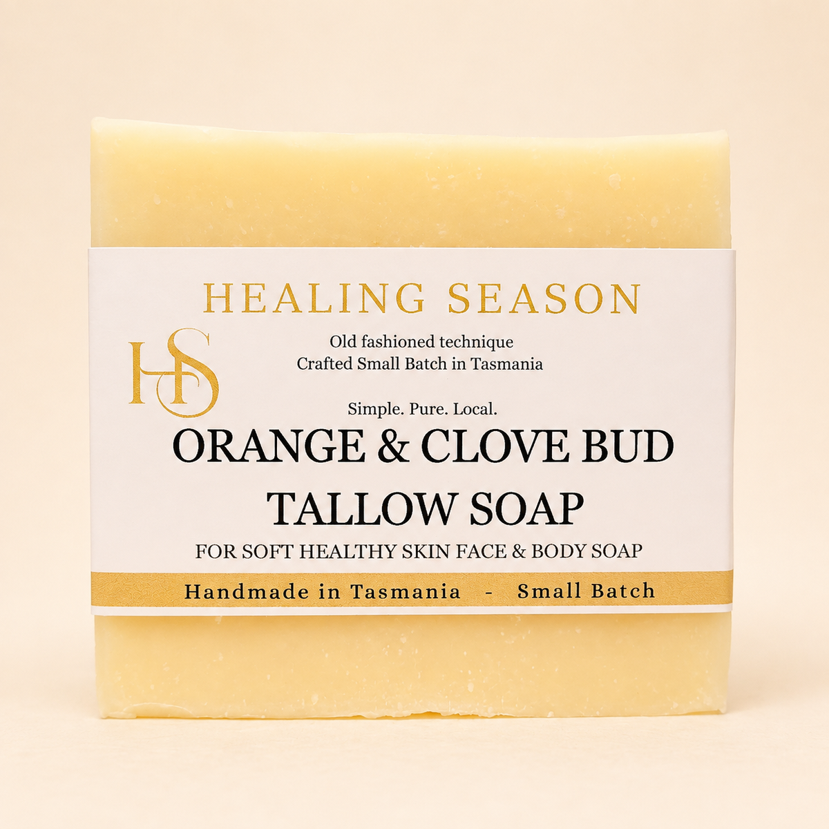 Orange and Clove Tallow Soap
