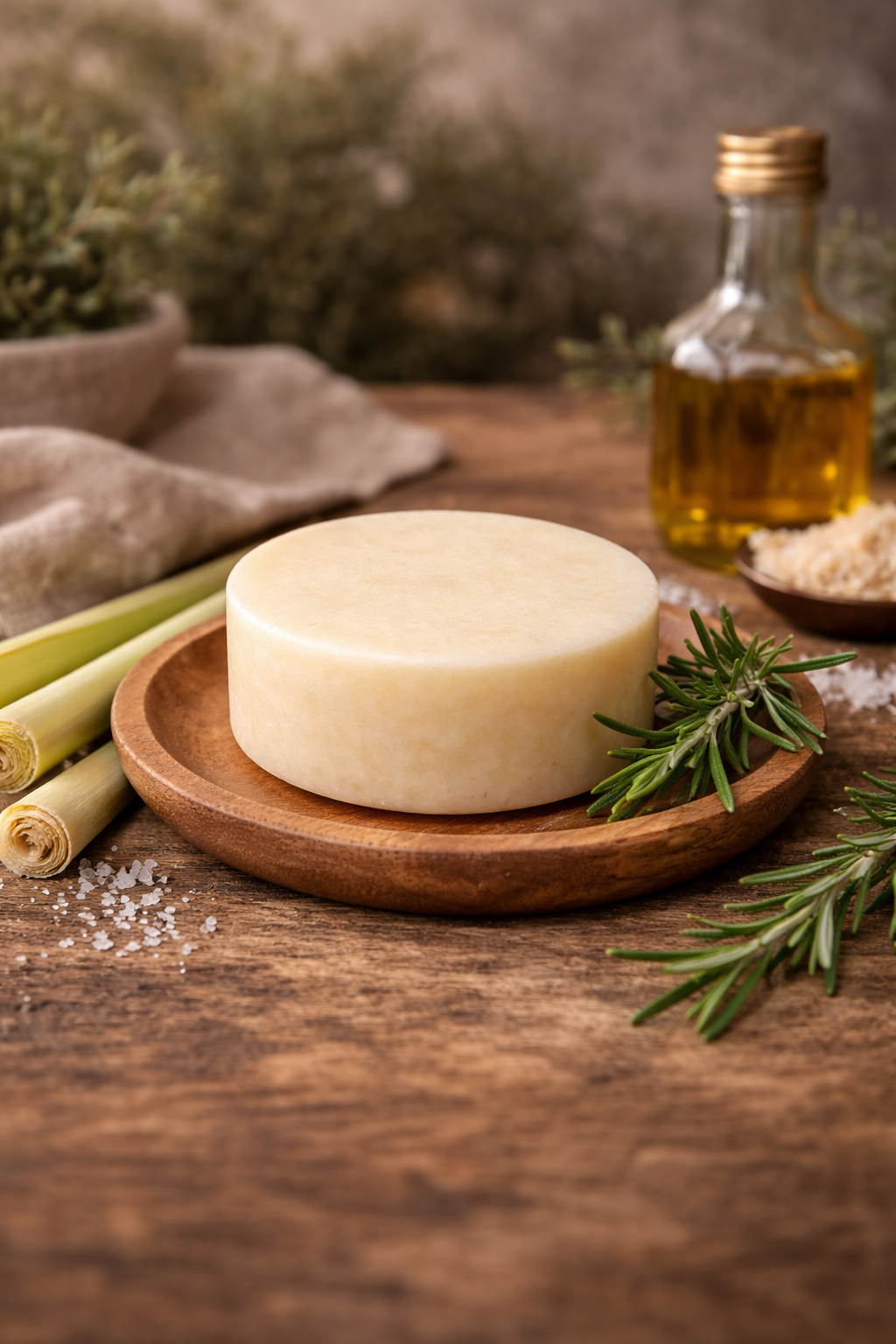 Botanical Tallow Shampoo Bar - Natural Hair Care