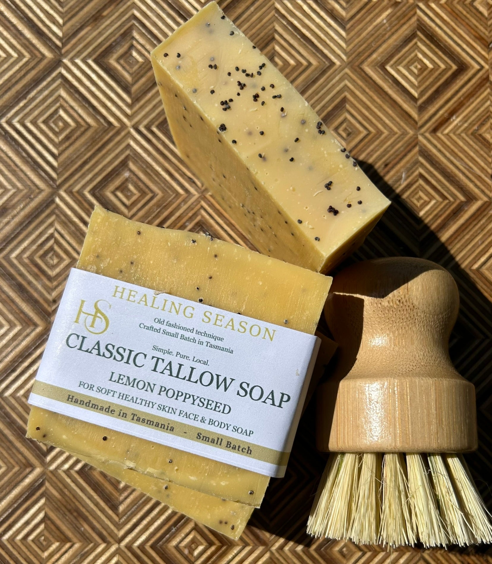 Handmade grassfed tallow soap, australian made natural soap bar