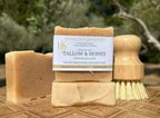 Handmade grassfed tallow soap, australian made natural soap bar