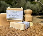 Handmade grassfed tallow soap, australian made natural soap bar