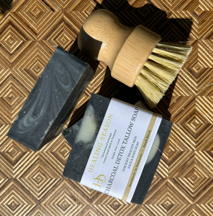 Handmade grassfed tallow soap, australian made natural soap bar